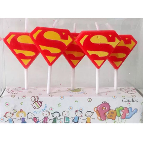 Superman Candles 5pcs