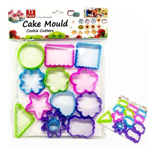 Mixed Shape Cookie Cutter set 13 Piece Set