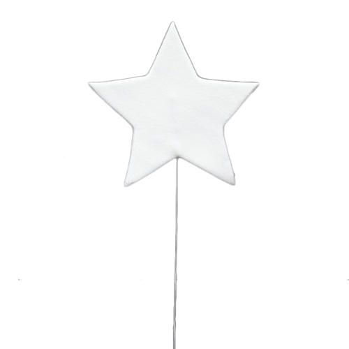 White Star On A Wire 4cm
